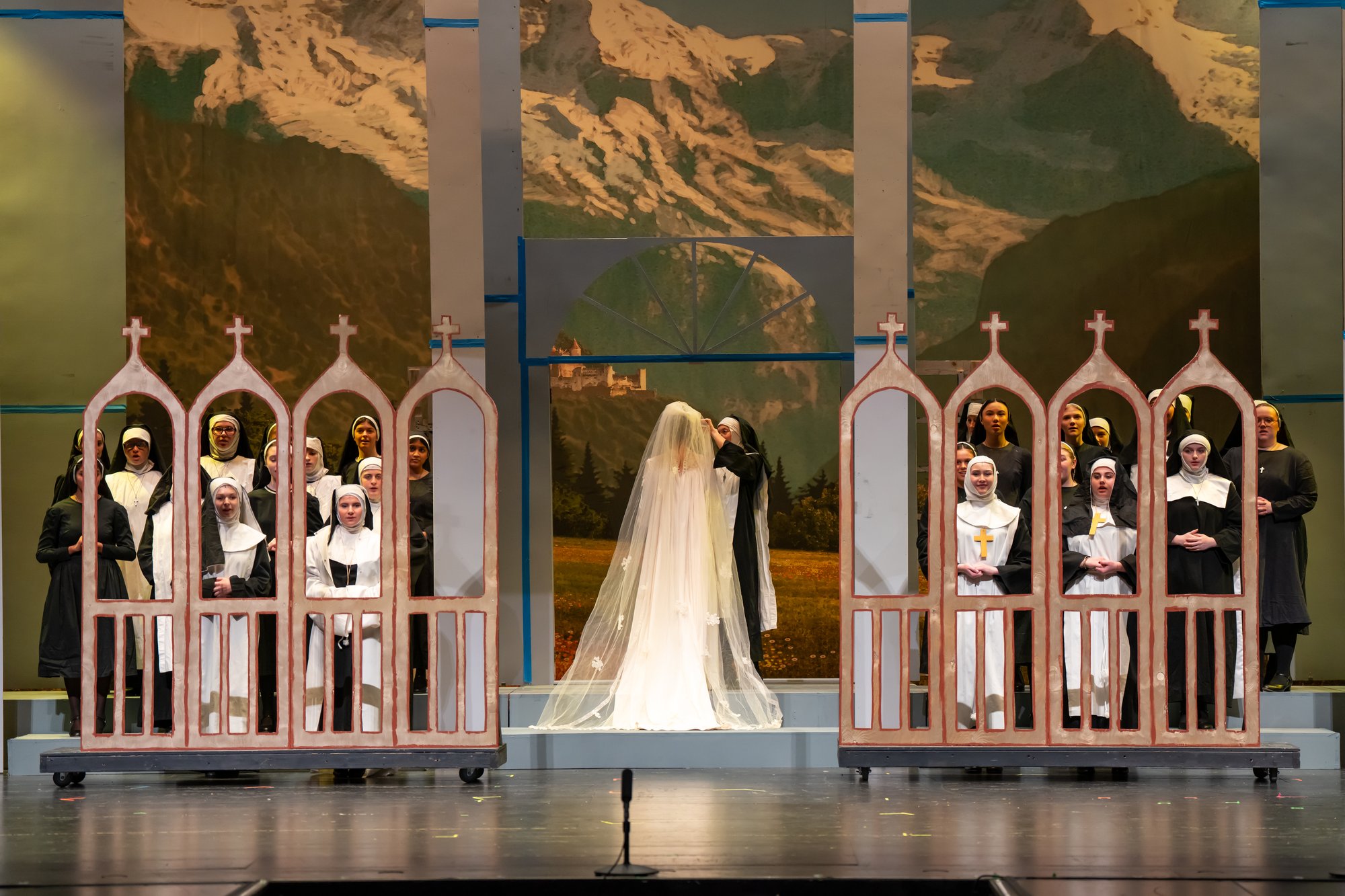 The Sound of Music 2025 stage scene