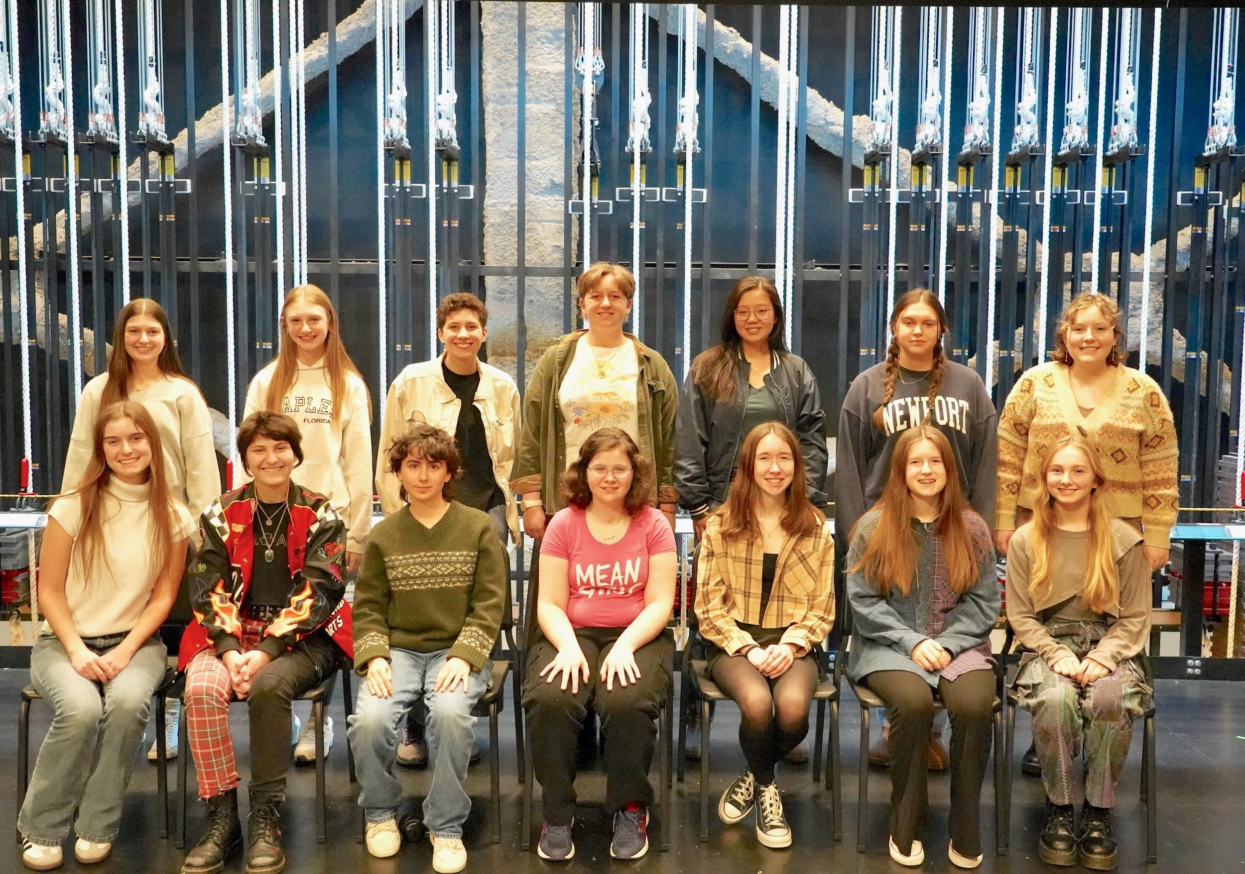Tech Crew — Costumes, Props, Hair & Makeup group photo