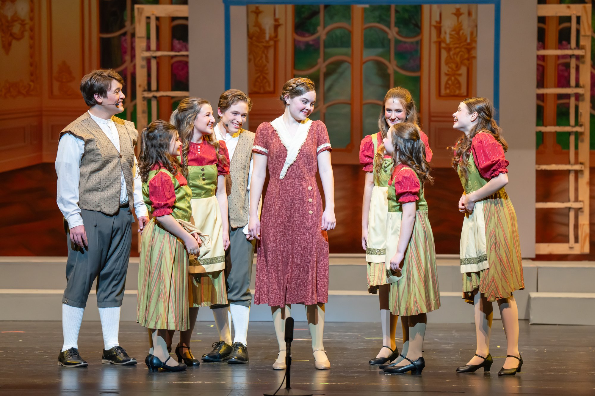 The Sound of Music 2025 family scene