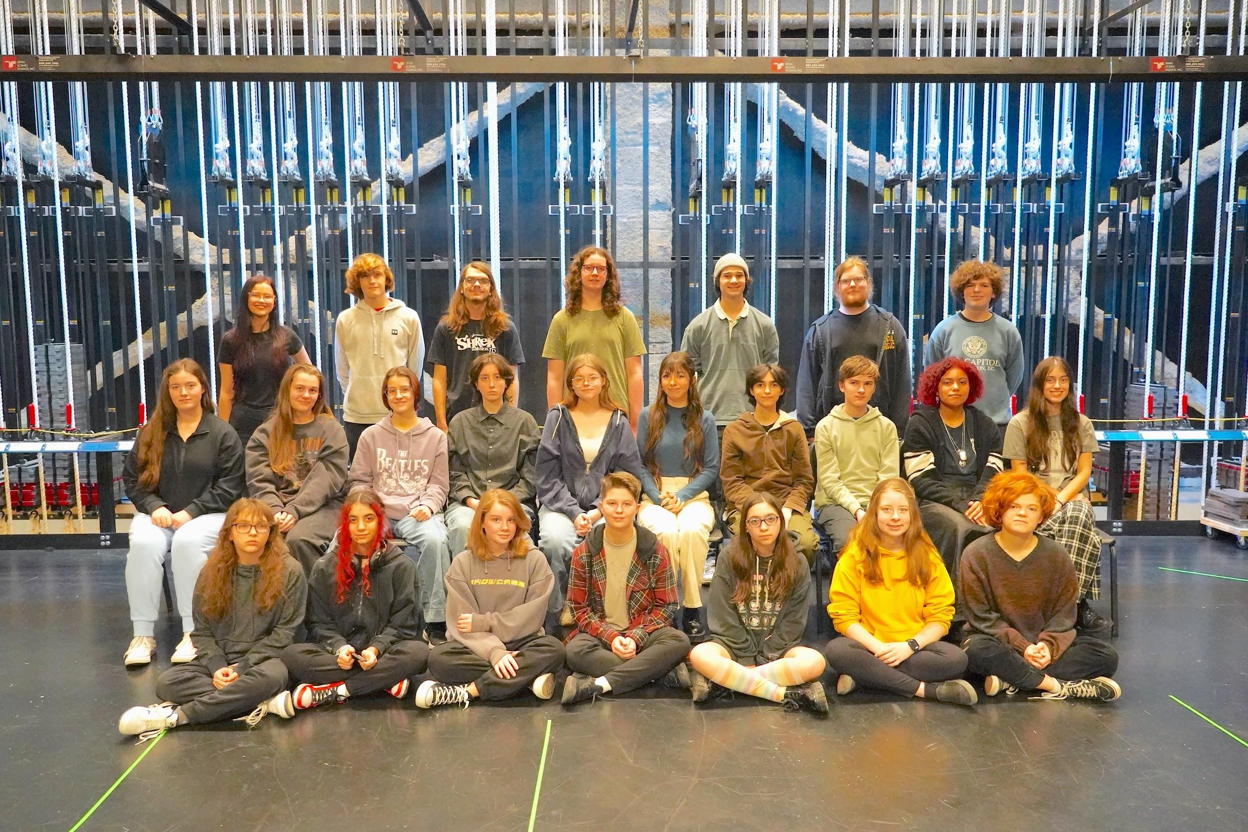 Tech Crew — Sound, Lights, Projection & Fly group photo