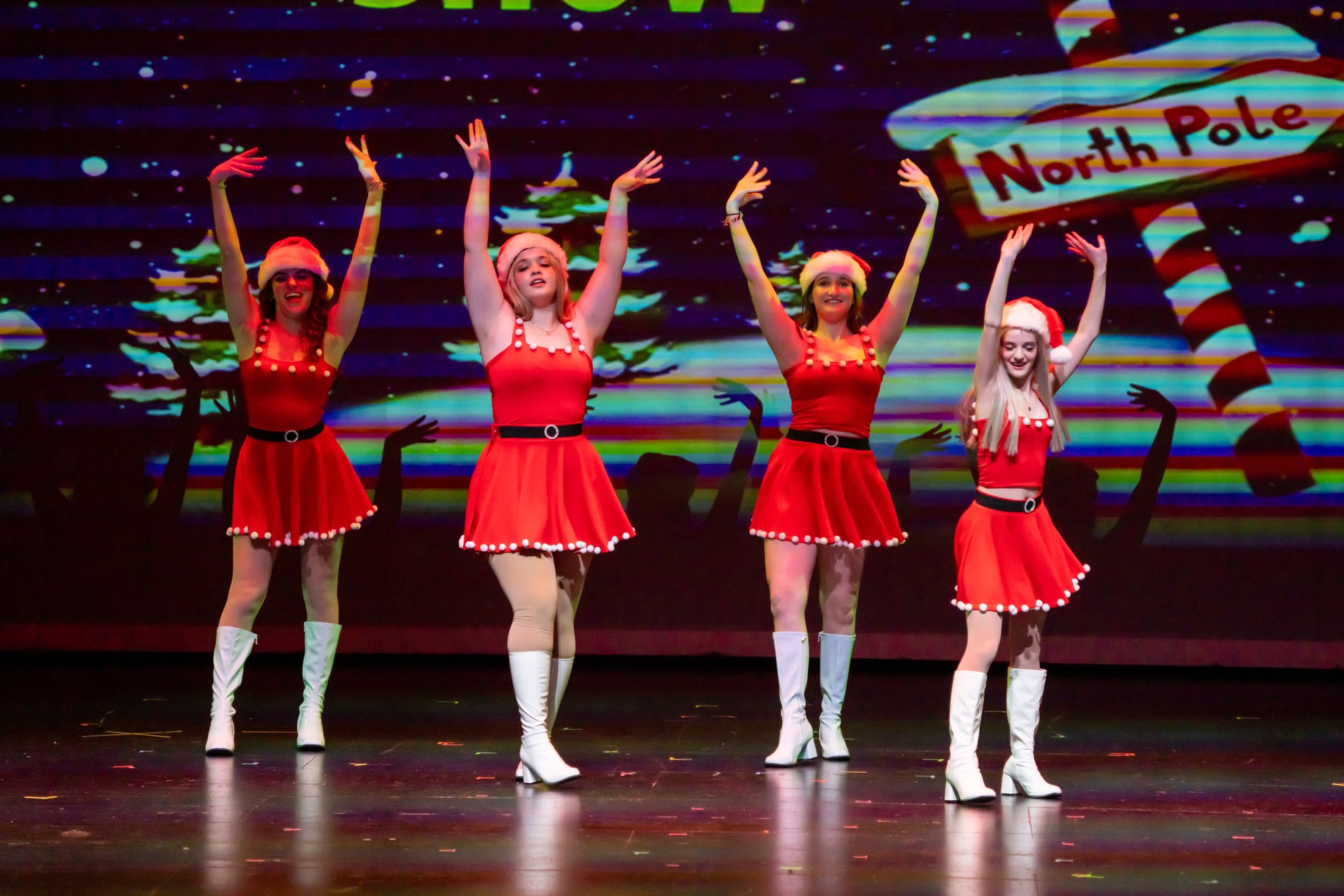 Mean Girls 2024 holiday performance scene